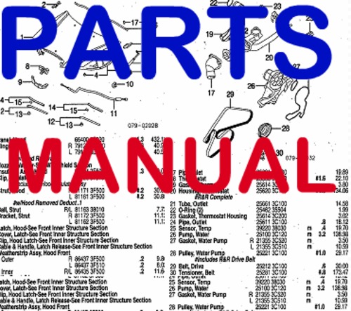 Product picture MONTANA SV6 2005 2006 FACTORY PARTS MANUAL PDF INSTANT DOWNLOAD