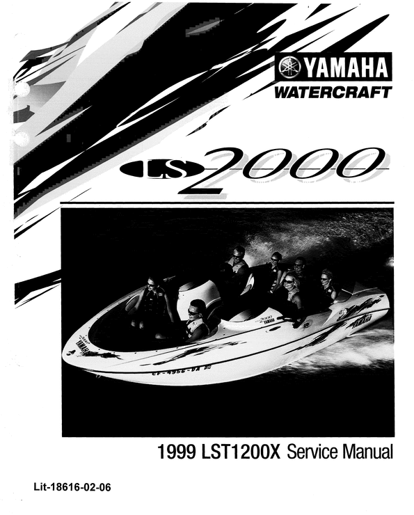 Product picture 1999 2000 Yamaha LS2000 JET BOAT Repair Service Professional Shop Manual DOWNLOAD